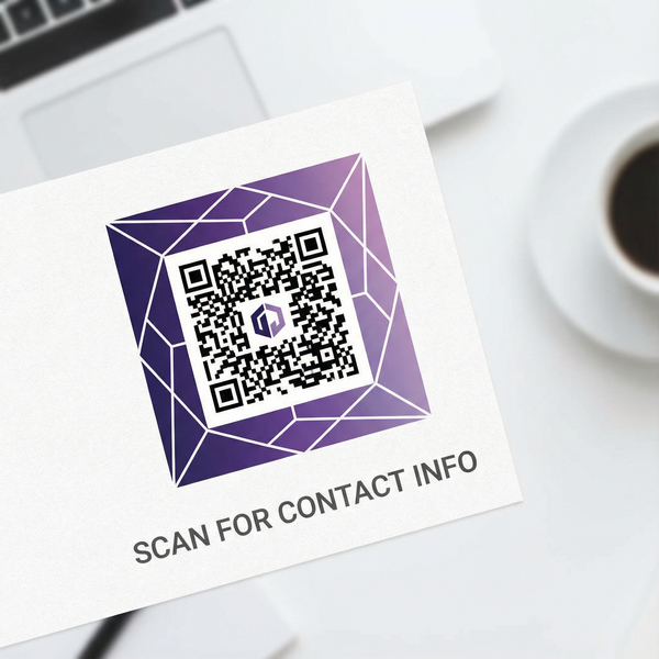 黄色仓库商务二维码